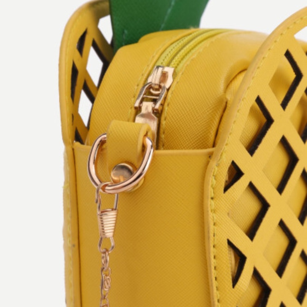 🎁 Small Crossbody Shoulder Pineapple Bag - Picture 3 of 7